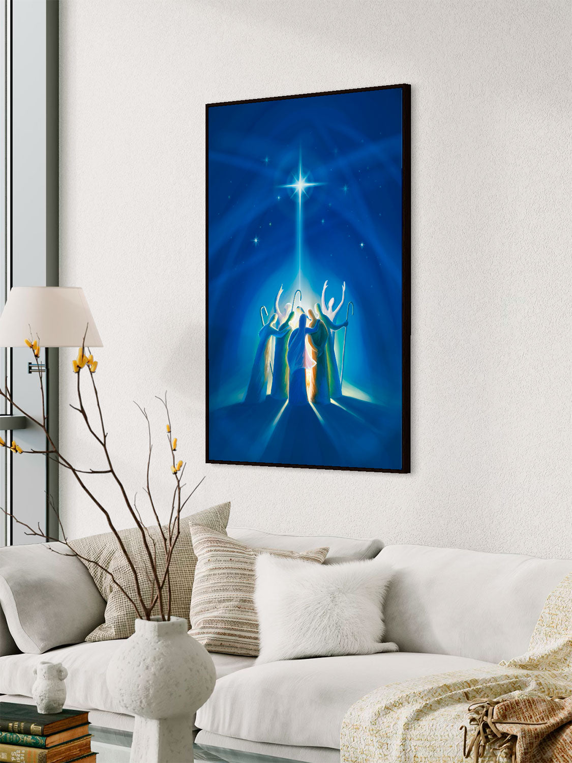 Prophetic Art Print "The Savior is Born" Galatians 4:4-5, Ain Vares Art