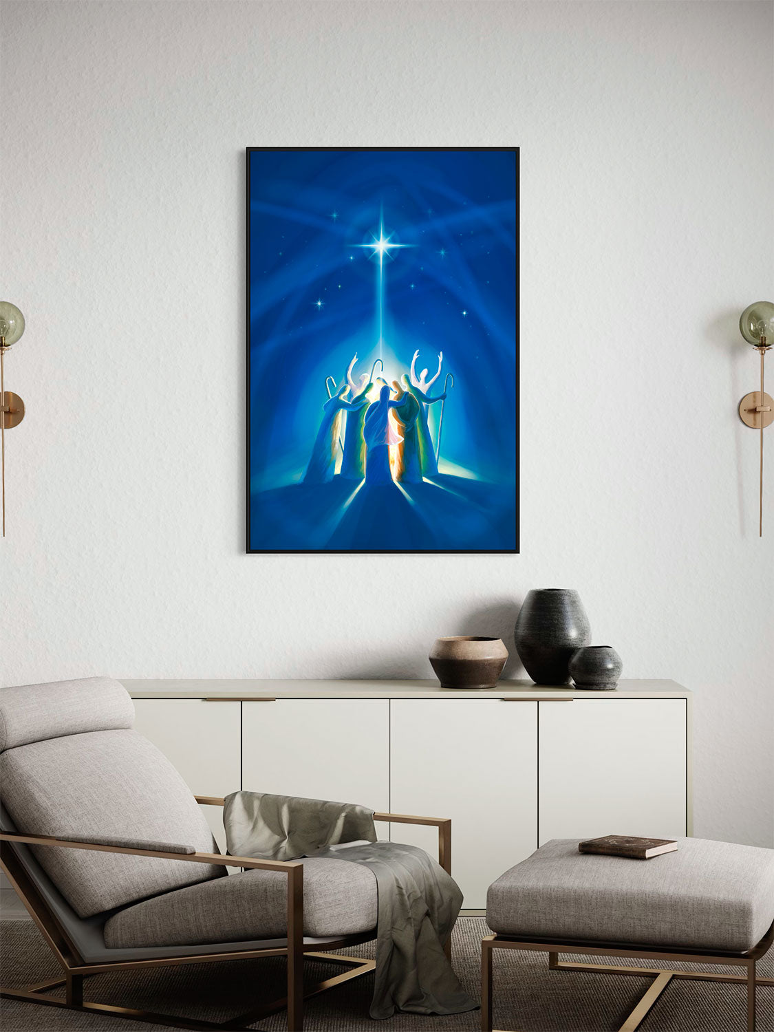 Prophetic Art Print "The Savior is Born" Galatians 4:4-5, Ain Vares Art
