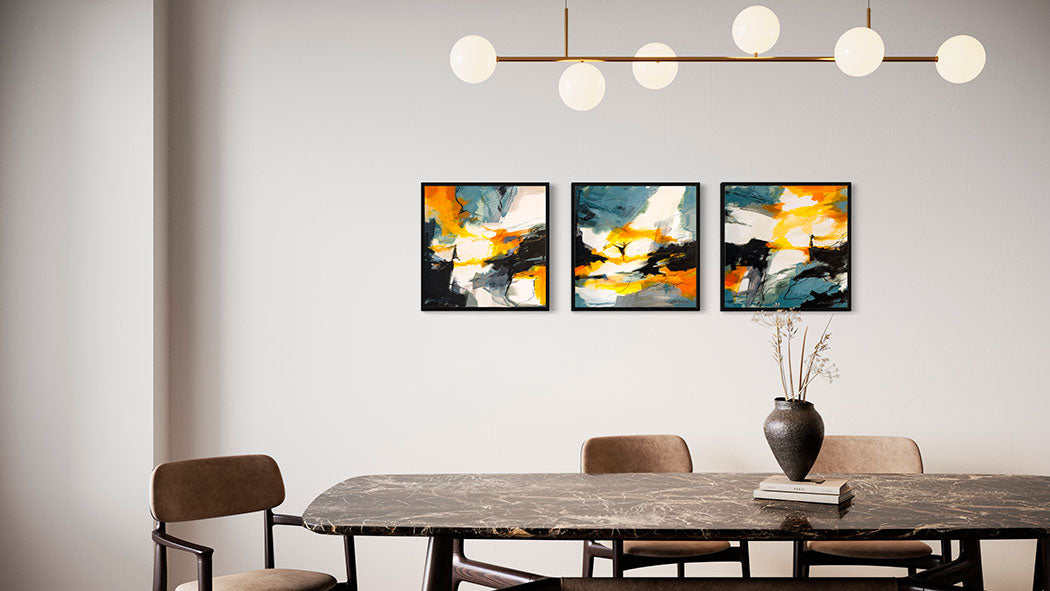 Prophetic Art Print "Steps of Faith" Hebrews 11:1, Corinthians 5:7, Ain Vares Art