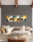 Prophetic Art Print "Steps of Faith" Hebrews 11:1, Corinthians 5:7, Ain Vares Art