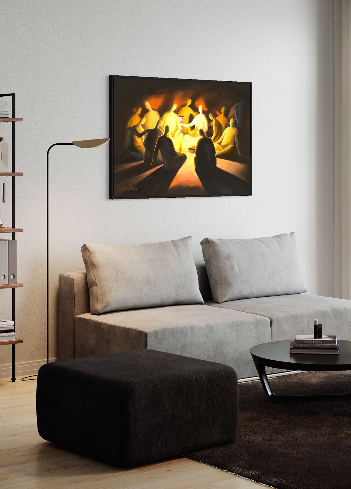 Prophetic Art Print "The Last Supper" Luke 22:19-20, Ain Vares Art
