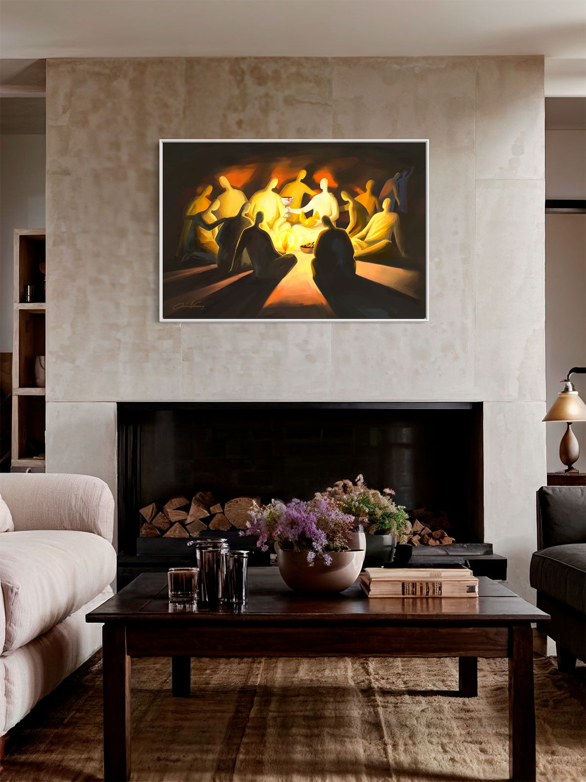 Prophetic Art Print "The Last Supper" Luke 22:19-20, Ain Vares Art