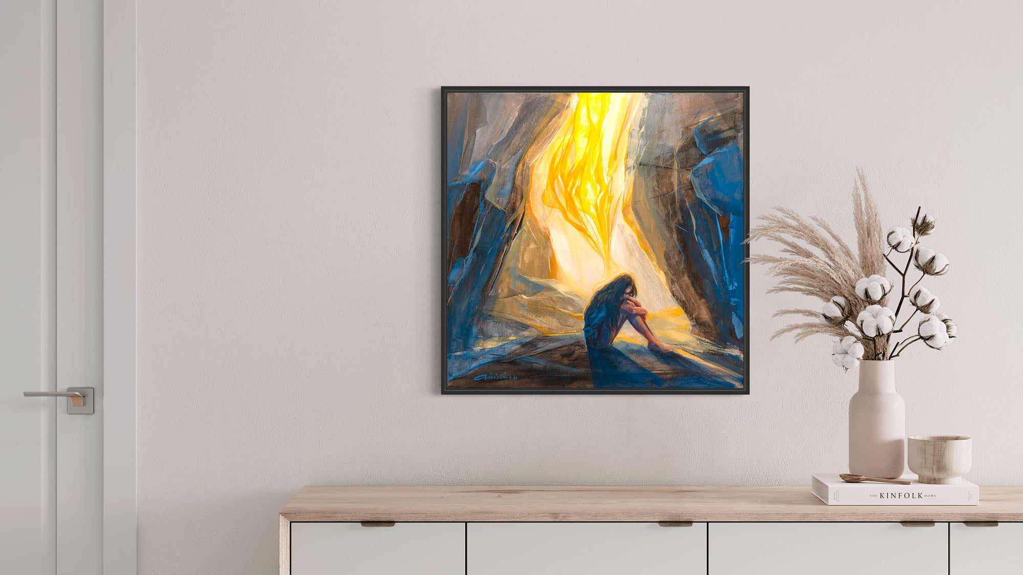 Best-Prophetic-christian-Art-print-The-Lord-is-near-the-brokenhearted-Ain-Vares-Art