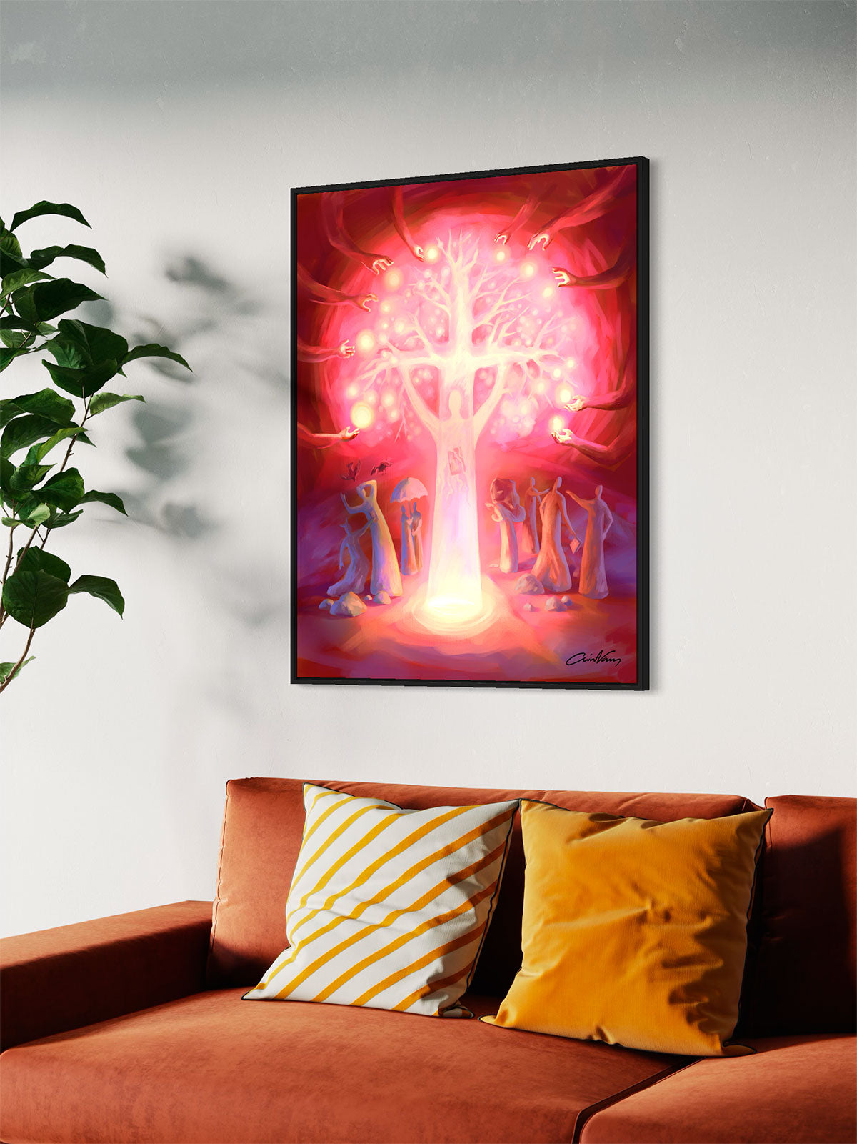 Prophetic Art Print "The Parable of the Sower" Luke 8:4-15, Ain Vares Art