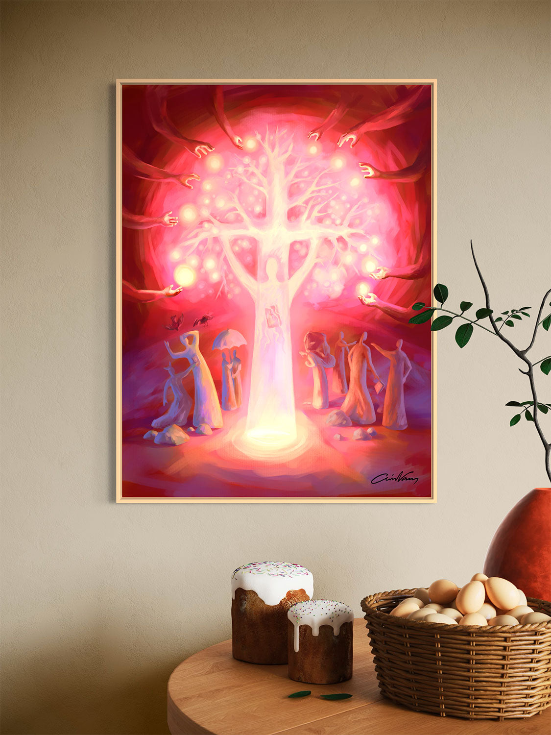 Prophetic Art Print "The Parable of the Sower" Luke 8:4-15, Ain Vares Art