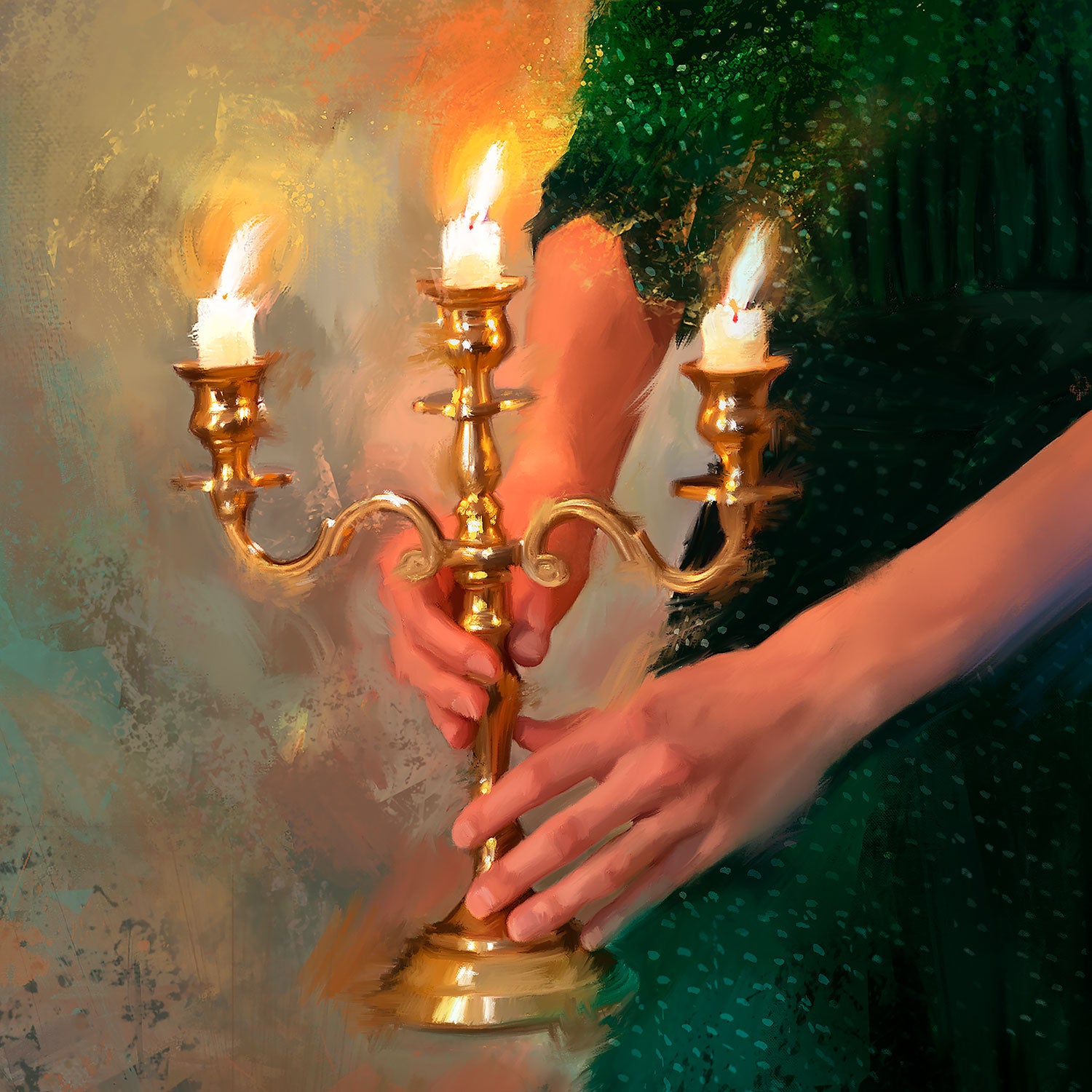 Prophetic Art Print "The reward of waiting" Psalm 27:14, Ain Vares Art