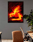 Prophetic Art Print "Thoughts in Hell" Luke 12:4-5, Ain Vares Art