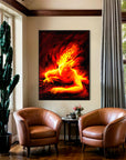 Prophetic Art Print "Thoughts in Hell" Luke 12:4-5, Ain Vares Art