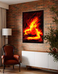 Prophetic Art Print "Thoughts in Hell" Luke 12:4-5, Ain Vares Art