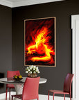 Prophetic Art Print "Thoughts in Hell" Luke 12:4-5, Ain Vares Art