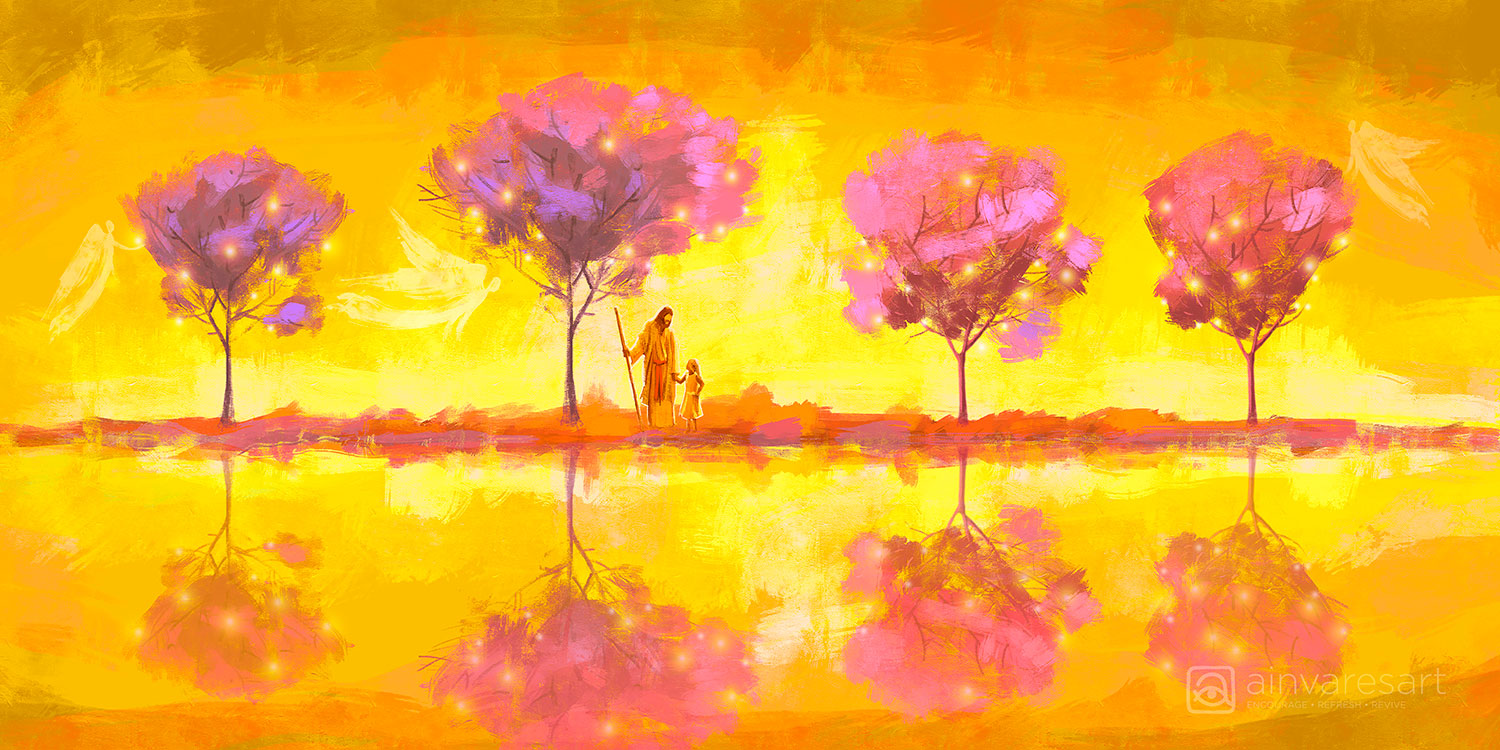 Prophetic Art Print "Tree of Life" Rev 22:2, Ain Vares Art