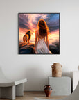 "Watch, stand fast in the faith, be brave, be strong" - Prophetic Art Print