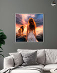 "Watch, stand fast in the faith, be brave, be strong" - Prophetic Art Print