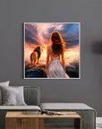 "Watch, stand fast in the faith, be brave, be strong" - Prophetic Art Print