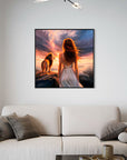 "Watch, stand fast in the faith, be brave, be strong" - Prophetic Art Print
