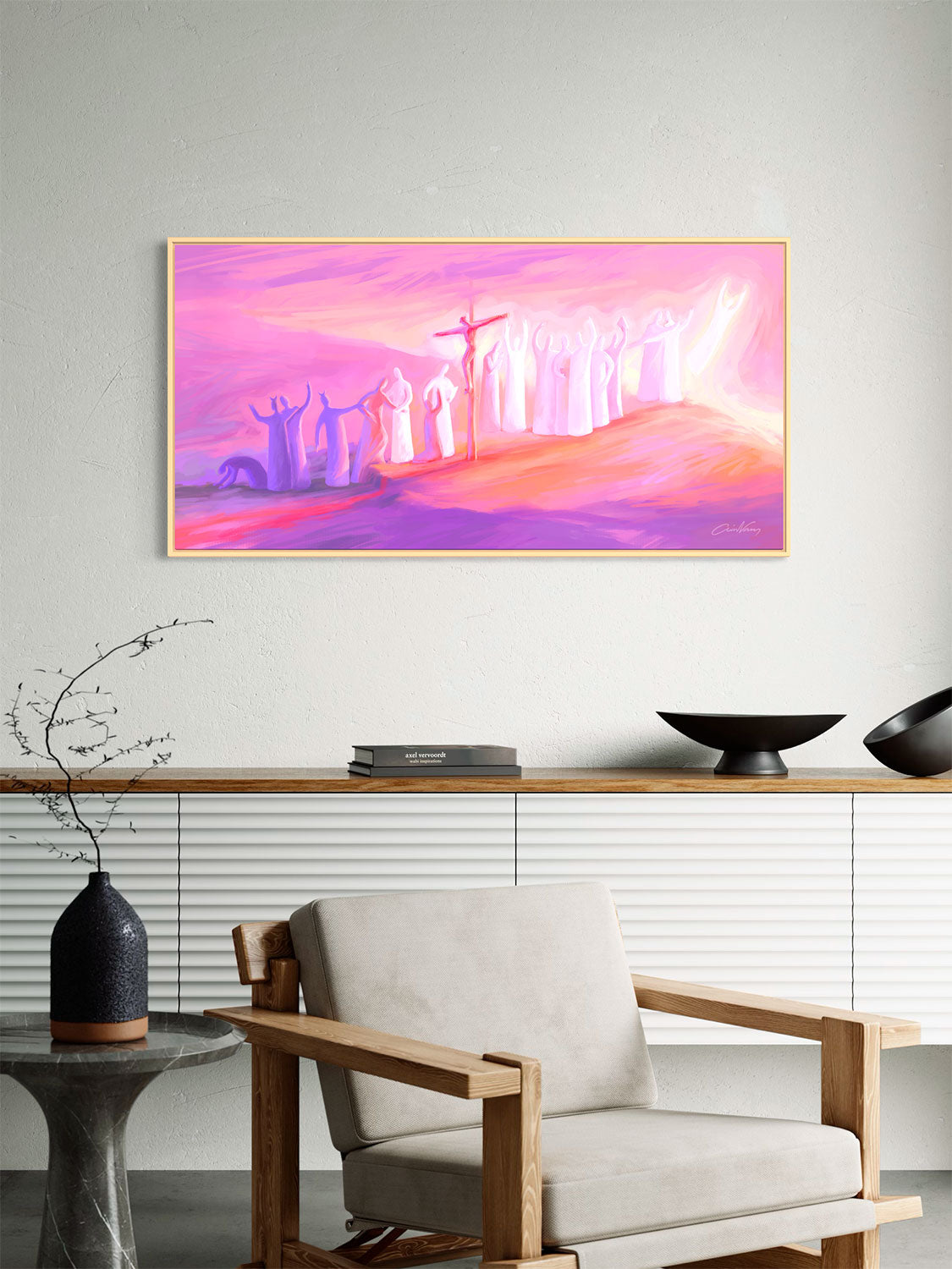 Prophetic Art Print "The Way to Life" Ephesians 2:1-10, Ain Vares Art