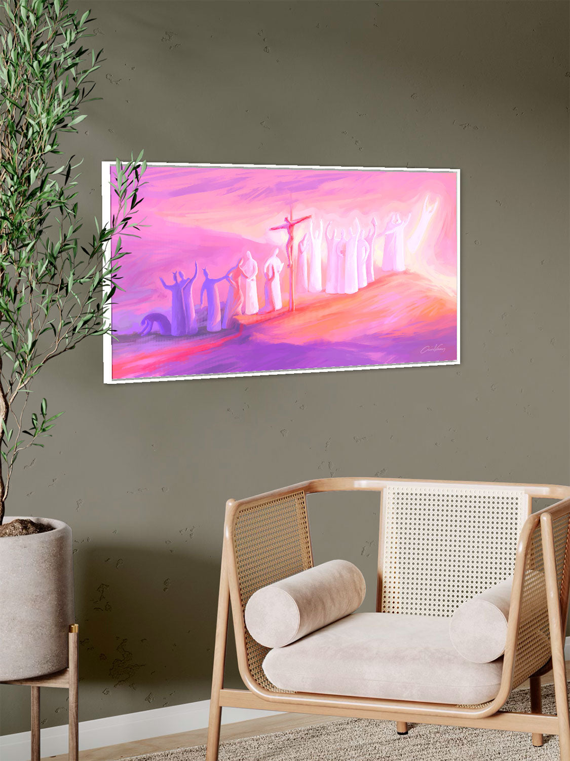 Prophetic Art Print "The Way to Life" Ephesians 2:1-10, Ain Vares Art