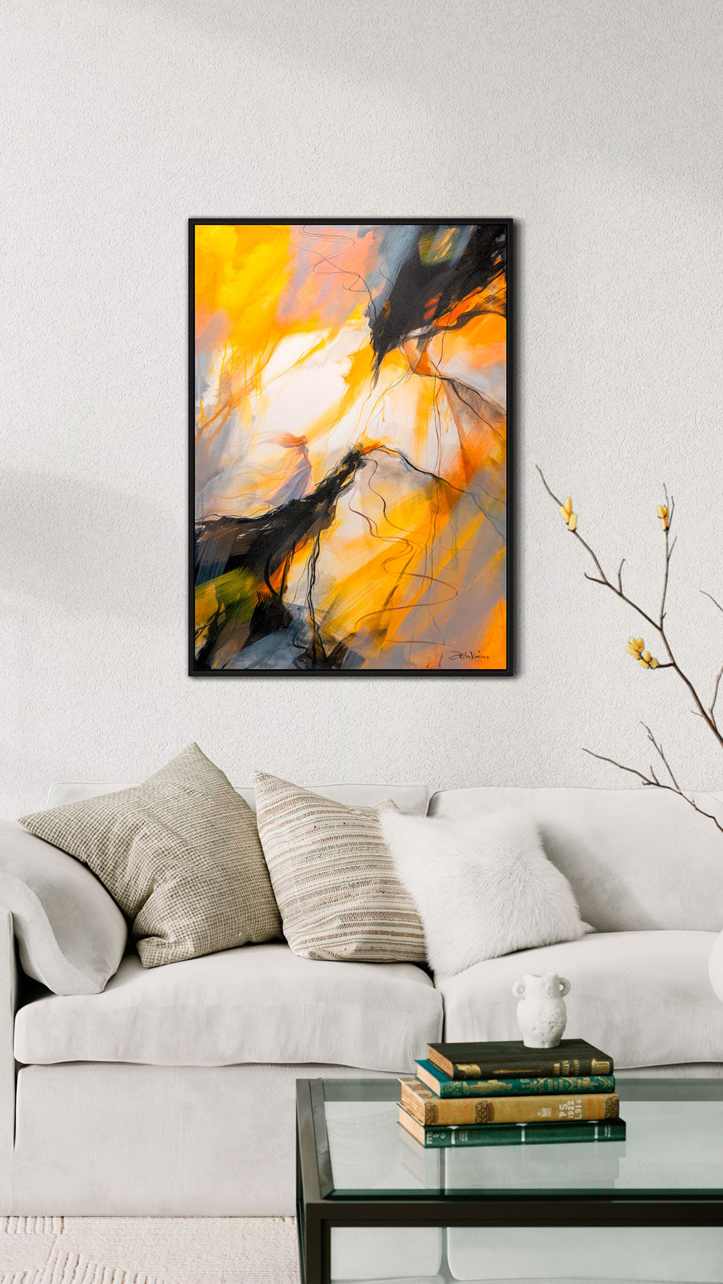 Prophetic Art Print "With God all things are possible" Matthew 19:26, Ain Vares Art