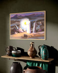 Prophetic Art Print "Your Word is a Lamp to my Feet-II" Psalm 119:105, Ain Vares Art