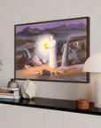 Prophetic Art Print "Your Word is a Lamp to my Feet-II" Psalm 119:105, Ain Vares Art