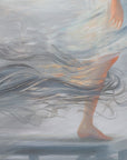 Original painting "The Step of Faith" 2 Corinthians 5:7 - Ain Vares Art