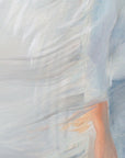 Original painting "The Step of Faith" 2 Corinthians 5:7 - Ain Vares Art