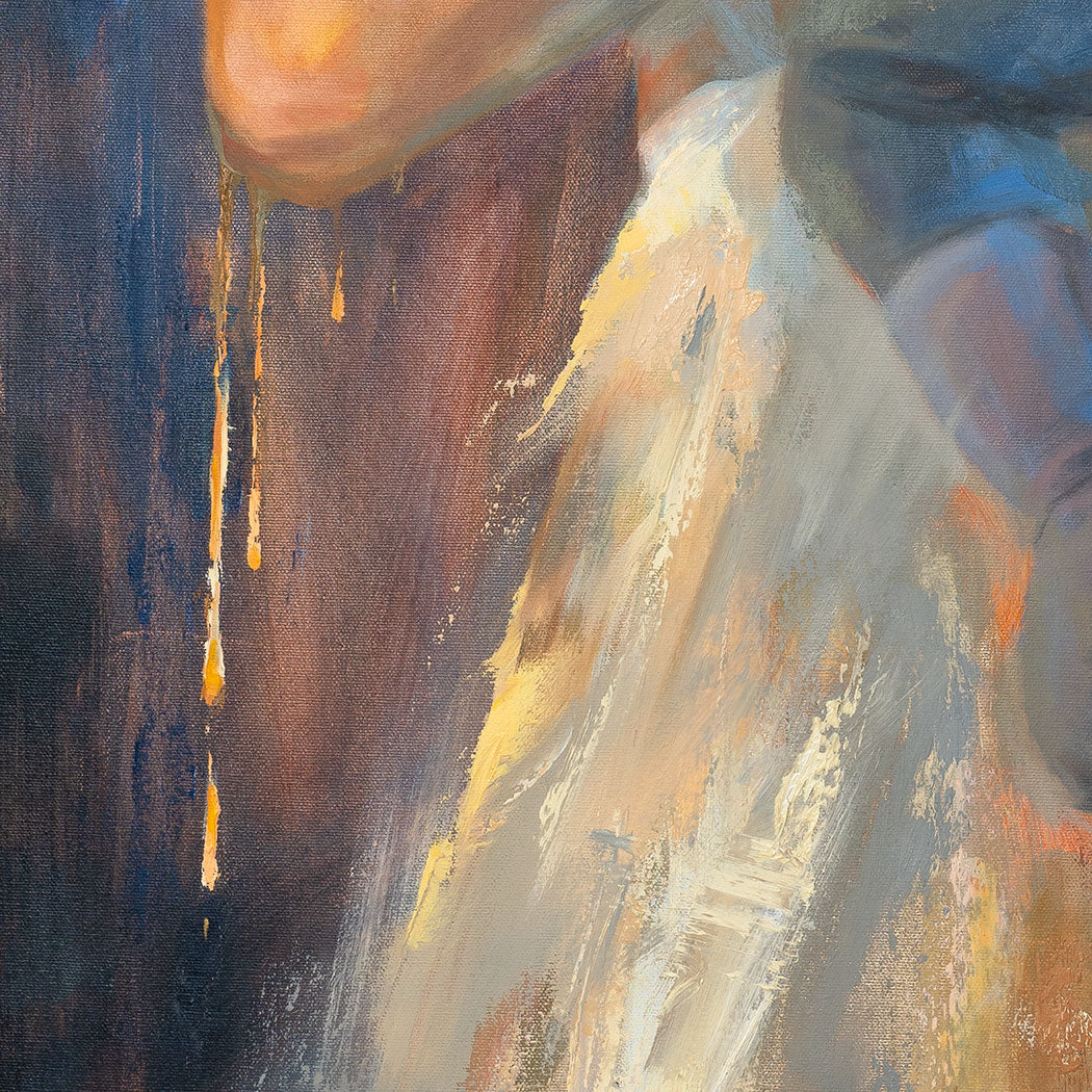 Prophetic Art Print "Always behind you", Psalm 91:11, Ain Vares Art