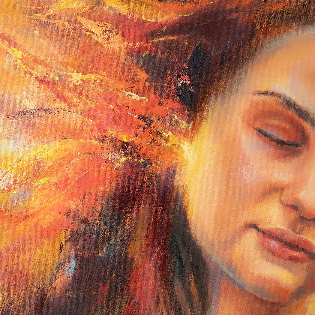 Prophetic Art Print "Baptized with the Holy Spirit" Matthew 3:11, Ain Vares Art