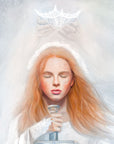 Prophetic Art Print "Bride of Christ - Dedicated to the Lord", Ain Vares Art