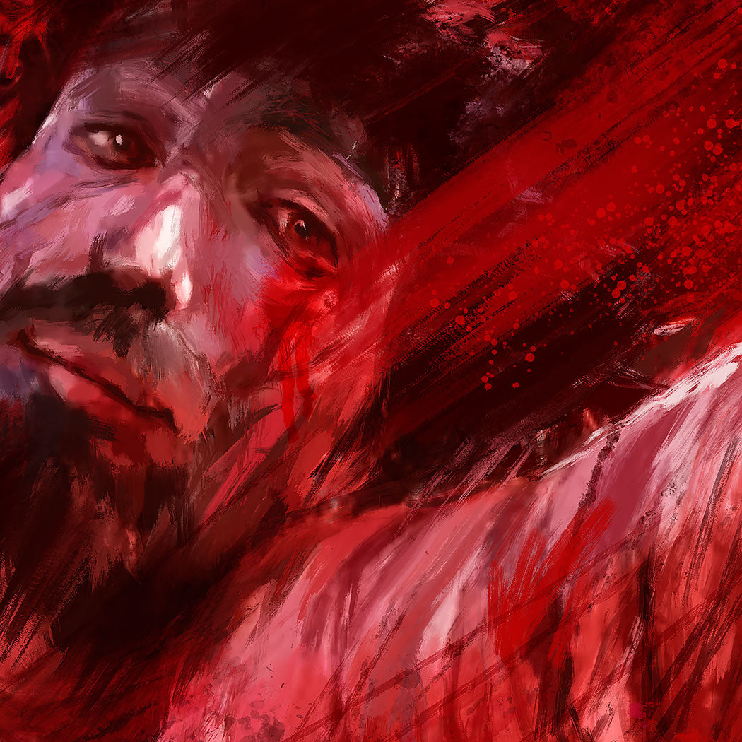 Prophetic Art Print "I love you so much" John 3:16, Ain Vares Art