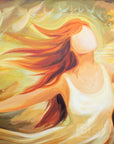 Prophetic Art Print "I wait for the Lord, my Whole Being Waits" Psalm 130, Ain Vares Art