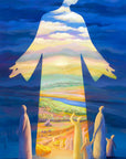 Prophetic Art Print "Jesus is the Way the Truth and the Life" John 14:6, Ain Vares Art