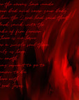 Prophetic Art Print "Thoughts in Hell" Luke 12:4-5, Ain Vares Art