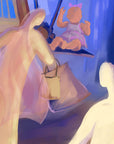 Prophetic Art Print, At the Home of Martha and Mary, Luke 10:38-42, Ain Vares Art
