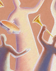 Original painting. Shout for joy to the Lord, Psalm 98, Ain Vares Art