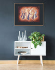 Original painting. Shout for joy to the Lord, Psalm 98, Ain Vares Art