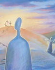Original-Painting Take up your cross and follow Jesus Matthew 16, Ain Vares Art