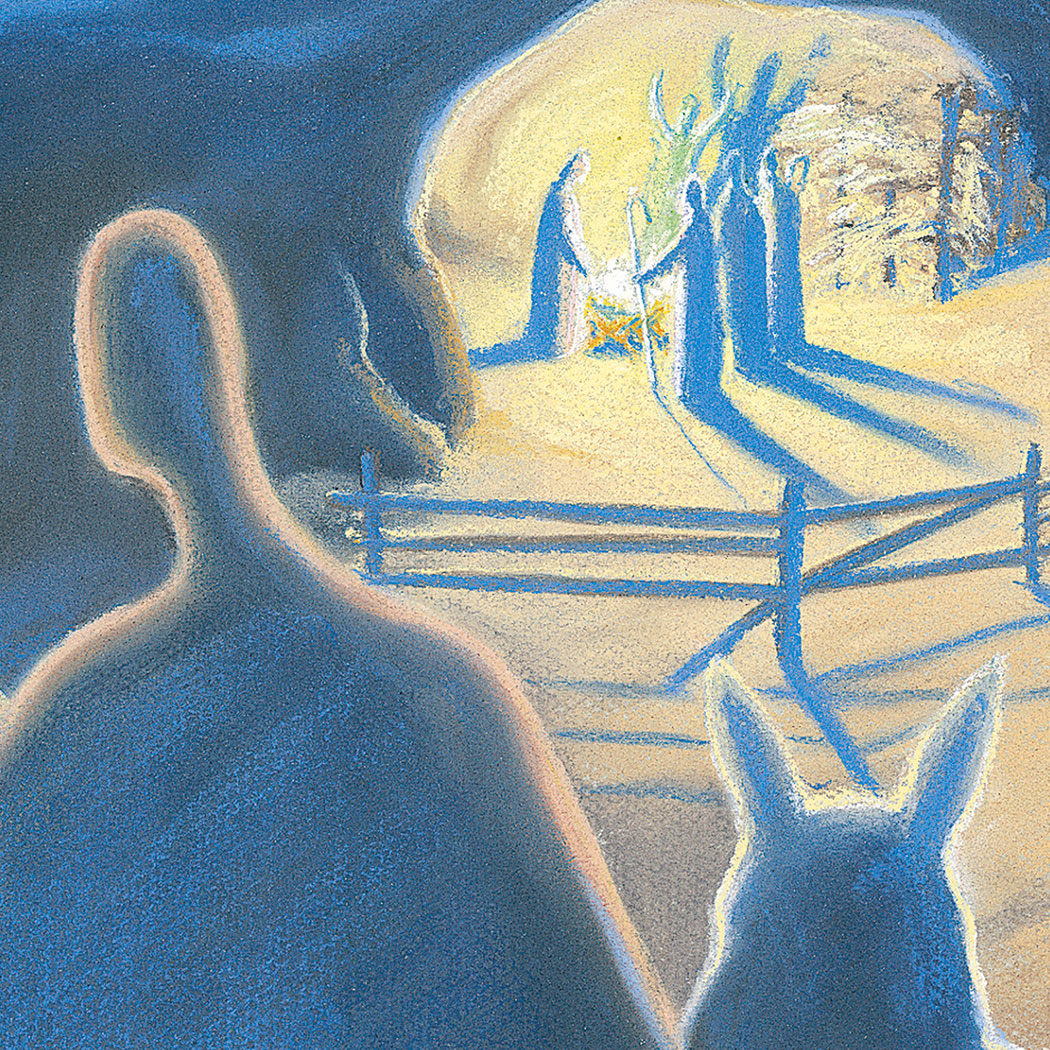 Original painting-The true light-John 1-Ain Vares Art