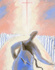 Original_Painting_Let-us-throw-off-everything-that-hinders_Hebrews-12-1_Ain-Vares-Art