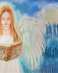 Original-acrylic-painting-Messenger-of-good-news-Ain-Vares-Art