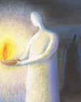 Original painting Your word is a lamp to my feet. Psalm 119:105. Ain-Vares-Art