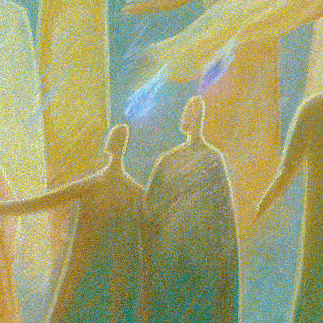 Original painting. Day of pentecost. Acts 2. Ain Vares Art