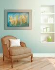 Original painting. Day of pentecost. Acts 2. Ain Vares Art