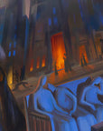 Prophetic Art Print "Are you Ready for This Moment?" Matthew 24:31, Ain Vares Art