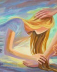 Prophetic Art Print "Repentance and Mercy" Luke 7:36-38, Ain Vares Art
