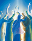 Prophetic Art Print "The Savior is Born" Galatians 4:4-5, Ain Vares Art