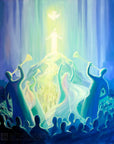 Prophetic Art Print "Shout out Your Praises with Joy!" Psalm 98:4, Ain Vares Art