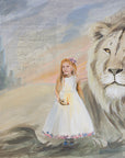 Prophetic Art Print "The Mighty Lion of Judah’s Tribe" Revelation 5:5, Ain Vares Art