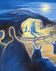Prophetic Art Print "The True Light that Gives Light to Every Man" John 1:1-14, Ain Vares Art