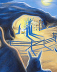 Prophetic Art Print "The True Light that Gives Light to Every Man" John 1:1-14, Ain Vares Art